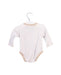 A White Long Sleeve Bodysuits from Natures Purest in size 3-6M for neutral. (Back View)