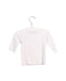 A White Long Sleeve Tops from Mides in size 0-3M for boy. (Back View)