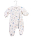 A White Long Sleeve Jumpsuits from Petit Bateau in size 3-6M for girl. (Front View)