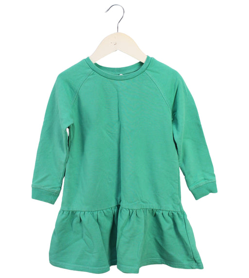 A Green Sweater Dresses from Seed in size 3T for girl. (Front View)