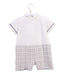 A White Short Sleeve Rompers from Chicco in size 6-12M for boy. (Back View)