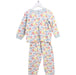 A Multicolour Pyjama Sets from Petit Bateau in size 4T for boy. (Front View)