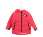A Pink Puffer/Quilted Jackets from Nike in size 4T for girl. (Front View)