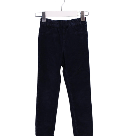 A Navy Jeans from Petit Bateau in size 4T for girl. (Front View)
