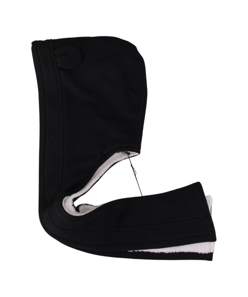 A Black Winter Hats from A for Apple in size 3T for neutral. (Front View)
