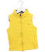 A Yellow Outerwear Vests from Petit Bateau in size 8Y for girl. (Front View)