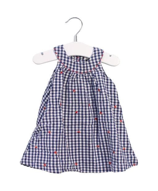 A Navy Dress Sets from Bout'Chou in size 0-3M for girl. (Front View)