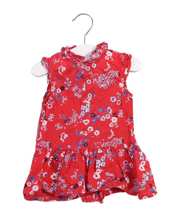 A Pink Dress Sets from Petit Bateau in size 0-3M for girl. (Front View)