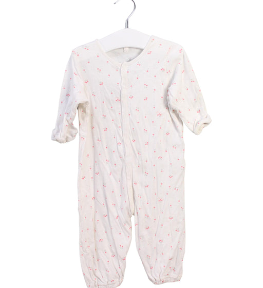 A White Long Sleeve Jumpsuits from Petit Bateau in size 6-12M for girl. (Front View)