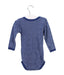 A Blue Long Sleeve Bodysuits from Petit Bateau in size 6-12M for boy. (Back View)