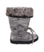 A Grey Winter Boots from Naturino in size 5T for girl. (Back View)