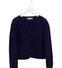 A Navy Cardigans from Bonpoint in size 6T for girl. (Front View)