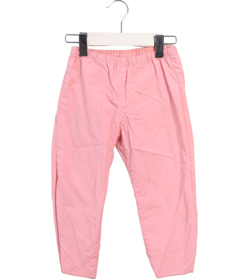 A Pink Casual Pants from Bonpoint in size 3T for girl. (Front View)