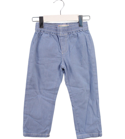 A Blue Casual Pants from Bonpoint in size 3T for girl. (Front View)