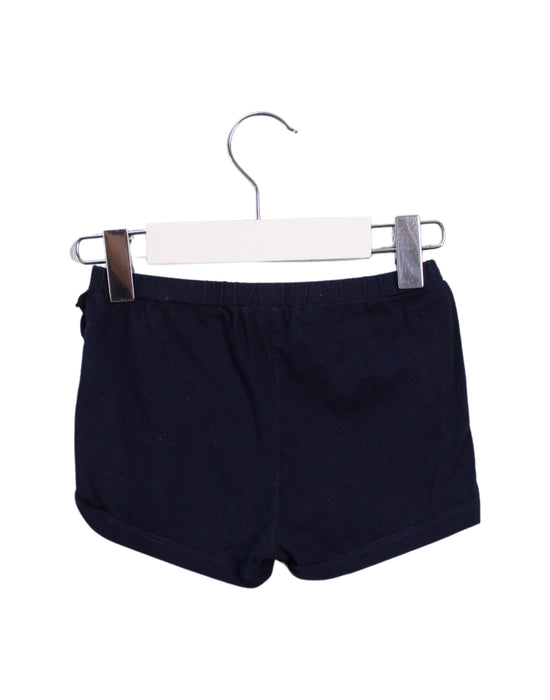 A Navy Shorts from Il Gufo in size 5T for girl. (Back View)
