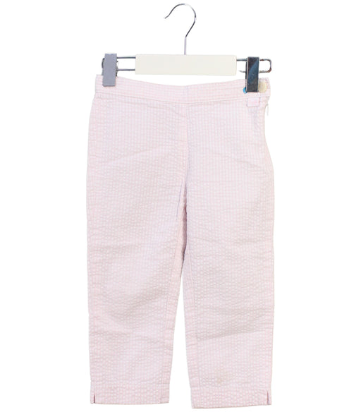 A Pink Casual Pants from Il Gufo in size 4T for girl. (Front View)
