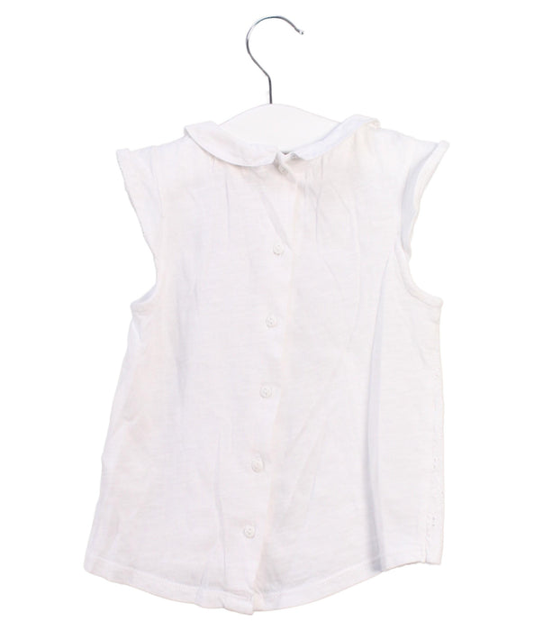 A White Short Sleeve Tops from DPAM in size 3T for girl. (Back View)