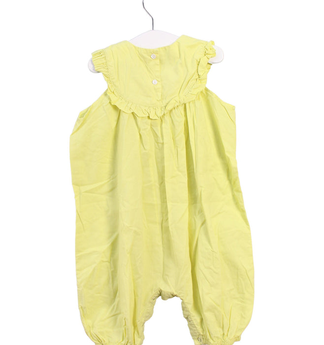 A Yellow Rompers from Anais & I in size 18-24M for girl. (Back View)
