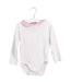 A White Long Sleeve Bodysuits from Jacadi in size 3T for girl. (Front View)