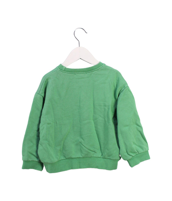 A Green Crewneck Sweatshirts from Vivienne Lee in size 4T for girl. (Back View)