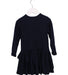 A Navy Long Sleeve Dresses from Lili Gaufrette in size 3T for girl. (Back View)