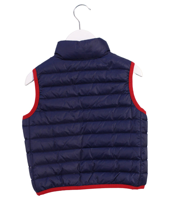 A Navy Outerwear Vests from Polo Ralph Lauren in size 2T for boy. (Back View)