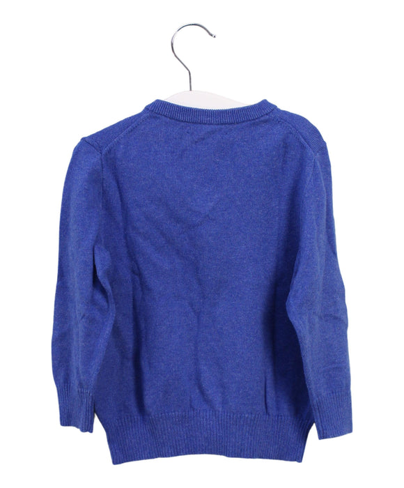 A Blue Knit Sweaters from Polo Ralph Lauren in size 2T for boy. (Back View)