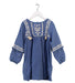 A Blue Long Sleeve Dresses from Louise Misha in size 5T for girl. (Front View)