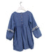 A Blue Long Sleeve Dresses from Louise Misha in size 5T for girl. (Back View)