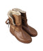 A Brown Winter Boots from Jacadi in size 5T for girl. (Front View)