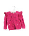 A Pink Cardigans from Seed in size 6-12M for girl. (Front View)