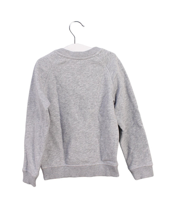 A Grey Crewneck Sweatshirts from Lacoste in size 2T for girl. (Back View)