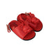 A Red Sandals from Mini Melissa in size 12-18M for girl. (Front View)