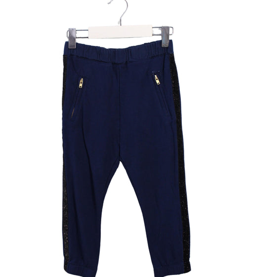 A Blue Casual Pants from Crewcuts in size 4T for girl. (Front View)