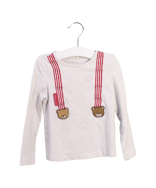 A White Long Sleeve Tops from Nicholas & Bears in size 3T for girl. (Front View)
