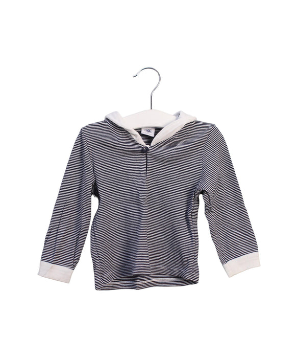 A Black Long Sleeve Tops from Petit Bateau in size 2T for neutral. (Front View)