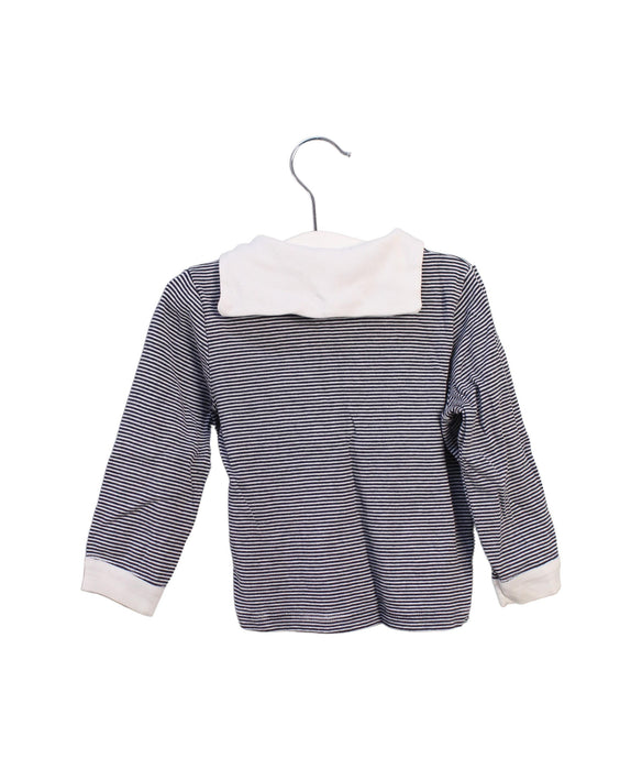 A Black Long Sleeve Tops from Petit Bateau in size 2T for neutral. (Back View)