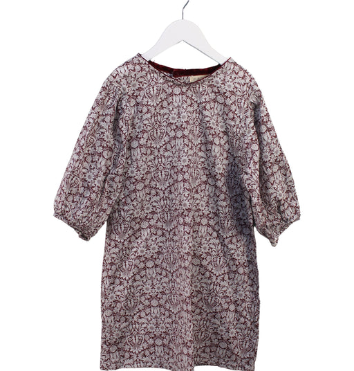 A Burgundy Long Sleeve Tops from Mabo in size 8Y for girl. (Front View)