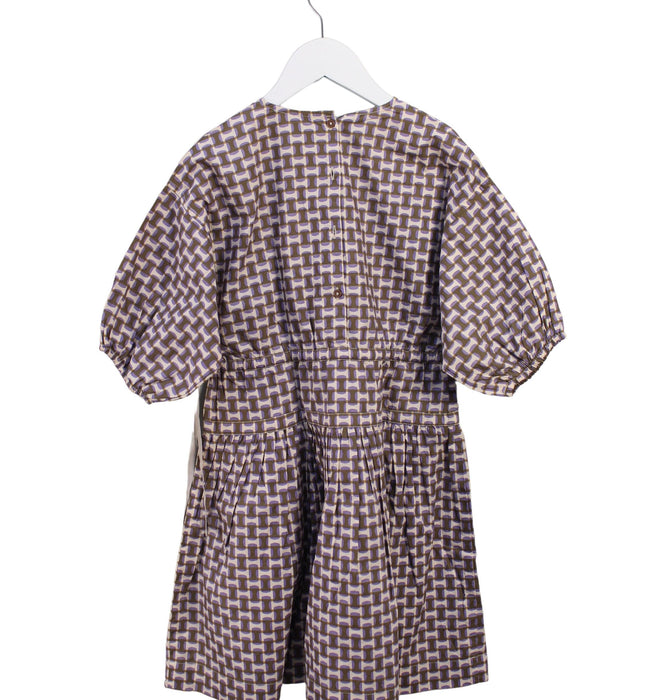 A Purple Long Sleeve Dresses from Caramel in size 6T for girl. (Back View)