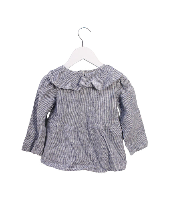 A Blue Long Sleeve Tops from Yoli & Otis in size 3T for girl. (Back View)