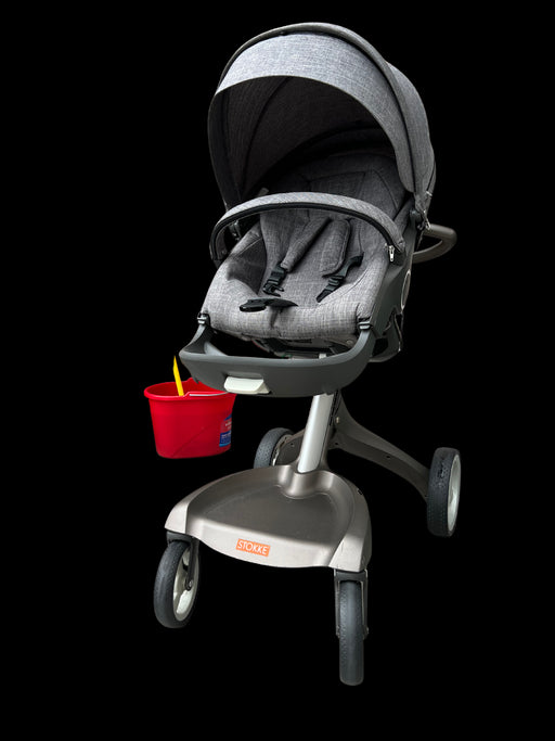 A Grey Strollers & Accessories from Stokke in size 0-3M for neutral. (Front View)