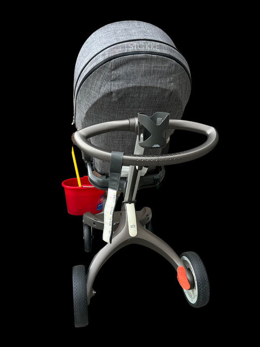 A Grey Strollers & Accessories from Stokke in size 0-3M for neutral. (Back View)