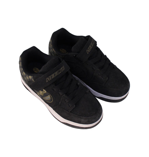 A Black Sneakers from Heelys in size 9Y for girl. (Front View)