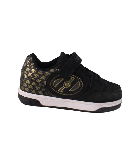 A Black Sneakers from Heelys in size 9Y for girl. (Back View)