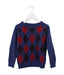 A Blue Knit Sweaters from Jacadi in size 4T for boy. (Front View)