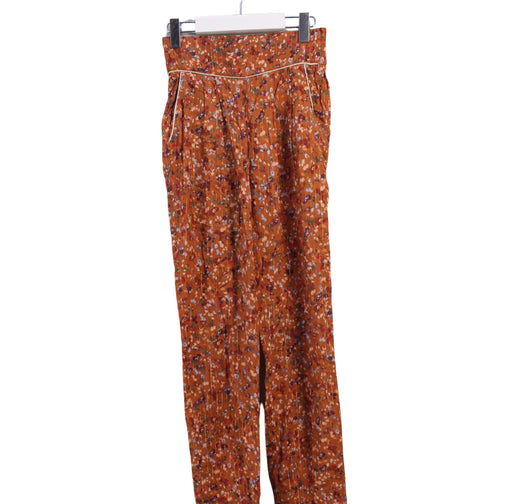 A Orange Casual Pants from Excuse My French in size 10Y for girl. (Front View)