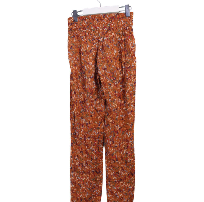 A Orange Casual Pants from Excuse My French in size 10Y for girl. (Back View)