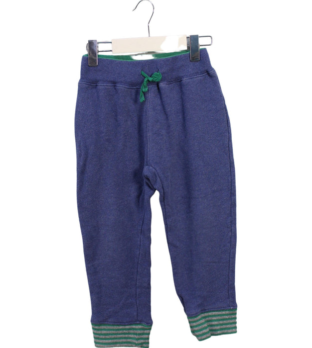 A Blue Sweatpants from Boden in size 3T for boy. (Front View)