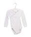 A White Long Sleeve Bodysuits from Petit Bateau in size 6-12M for boy. (Front View)