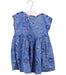 A Blue Short Sleeve Dresses from Petit Bateau in size 12-18M for girl. (Front View)